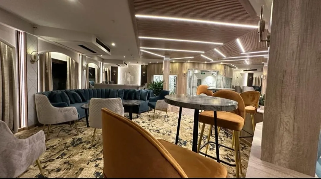Lounge aboard the Royal Beau Rivage Nile cruise